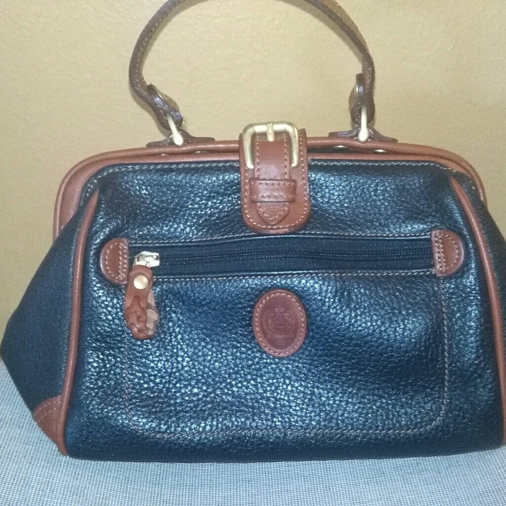 Doctor's Bag Leather Mini - Vintage Liz Claiborne